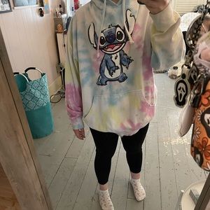 Tye dye Stitch sweatshirt